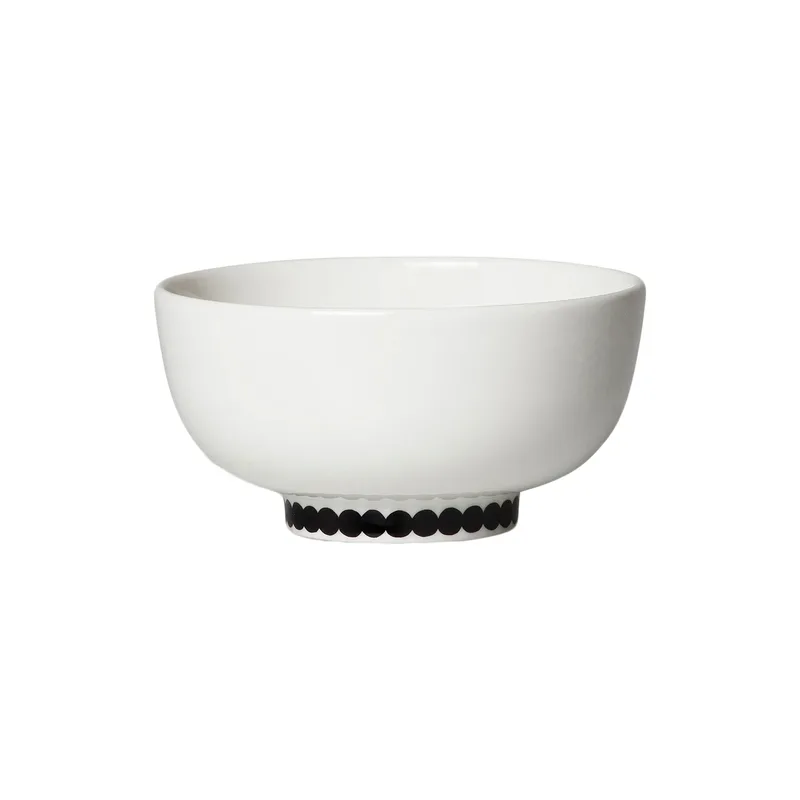 Oiva Räsymatto Schale 3dl Schwarz-weiß by Marimekko – product photo