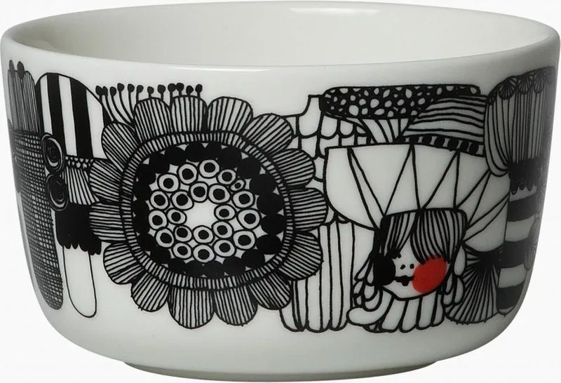 Oiva - Sirtolapuutarha - Kom - 25 cl by Marimekko in Wit/gekleurd – product photo