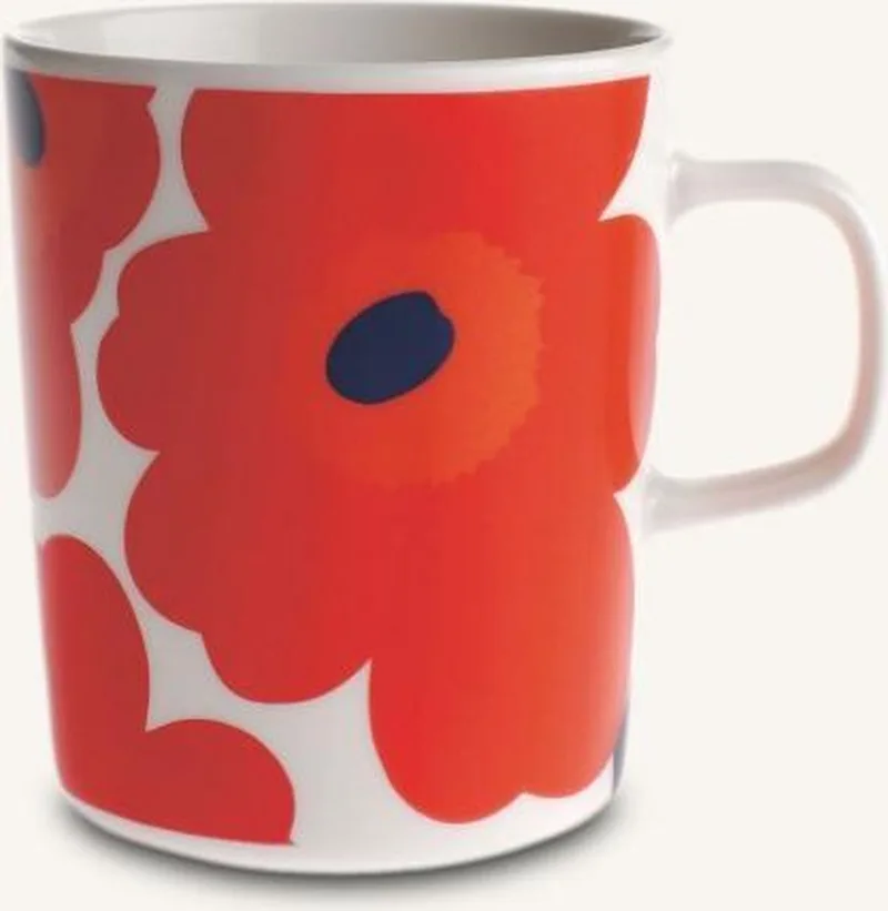 Oiva Unikko mok 2,5 dl de Marimekko en Wit – photo du produit