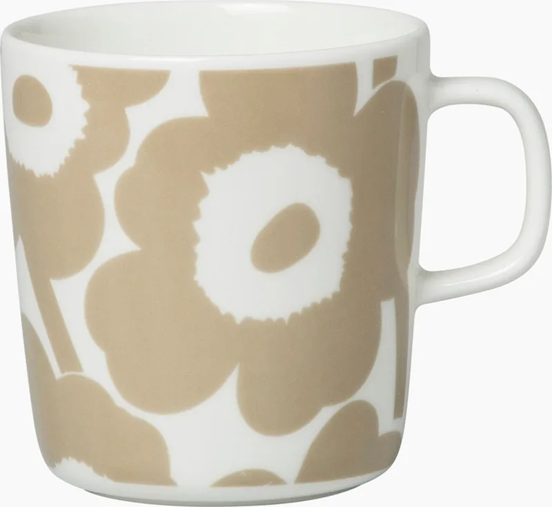 Oiva Unikko - Mok - 4dl - Beige-Wit by Marimekko in Beige – product photo