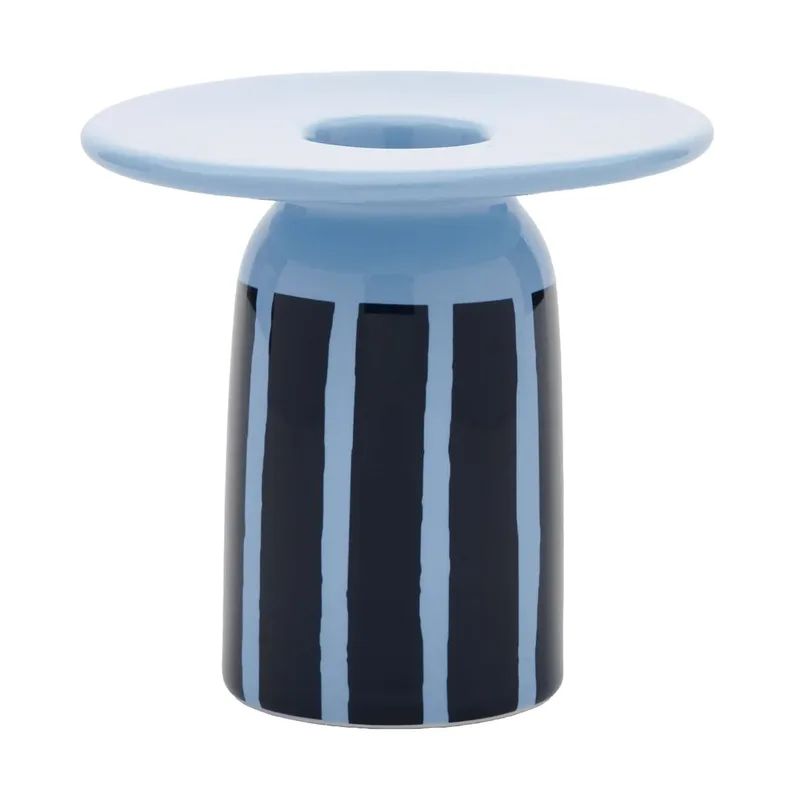 Piccolo Kerzenhalter Hellblau-Petrol, 8 cm von Marimekko – Produktfoto