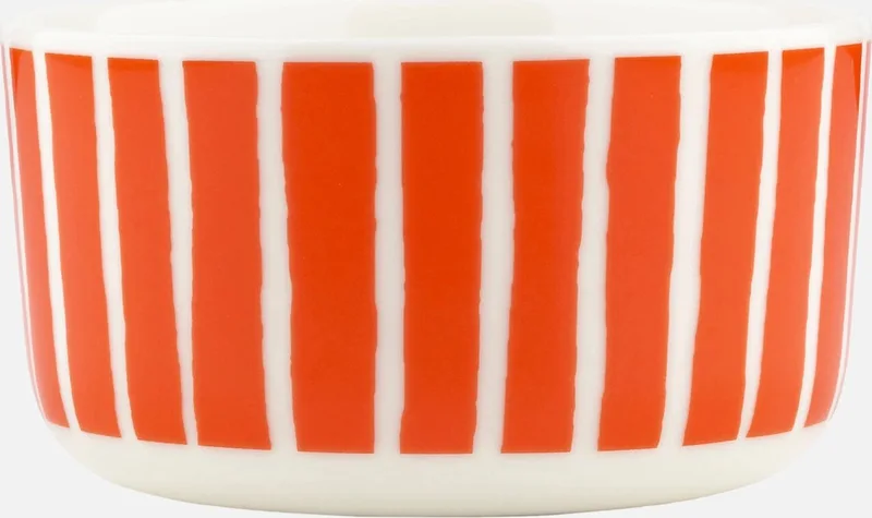 Piccolo - Kom - 5dl - Oranje wit gestreepd by Marimekko in Oranje/wit – product photo