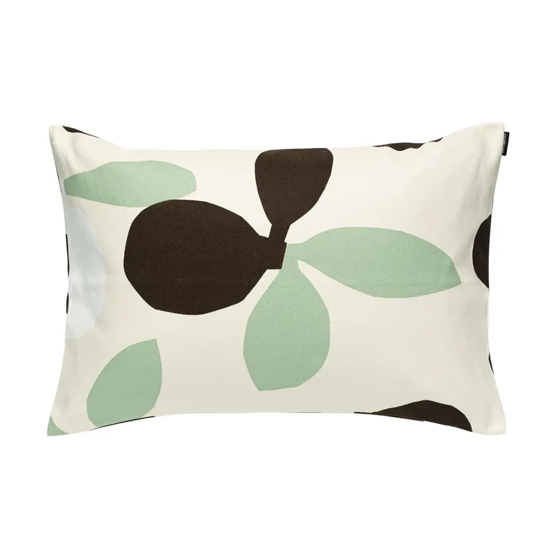 Pieni Omppo Kissenbezug White, green, 40x60 cm från Marimekko – produktbild