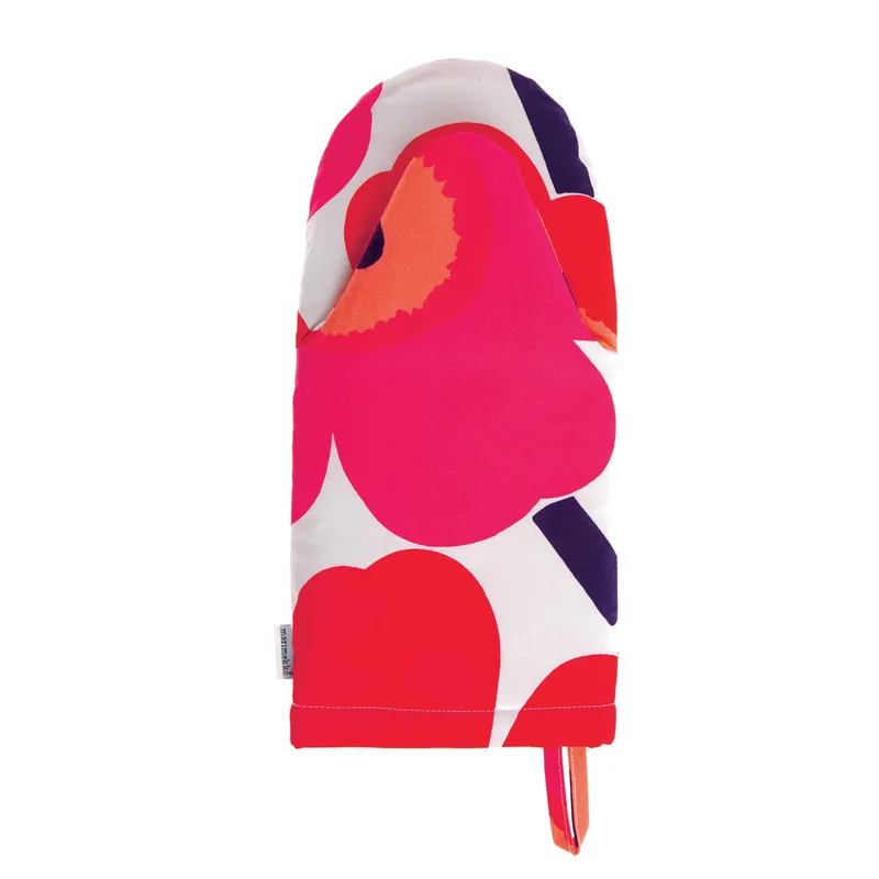 Pieni Unikko Ofenhandschuh Rot-weiß från Marimekko – produktbild
