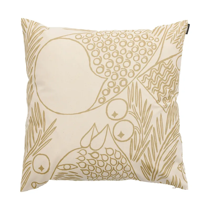 Piirto Ketunmarja Kissenbezug Off white-Gold, 50x50 cm by Marimekko – product photo