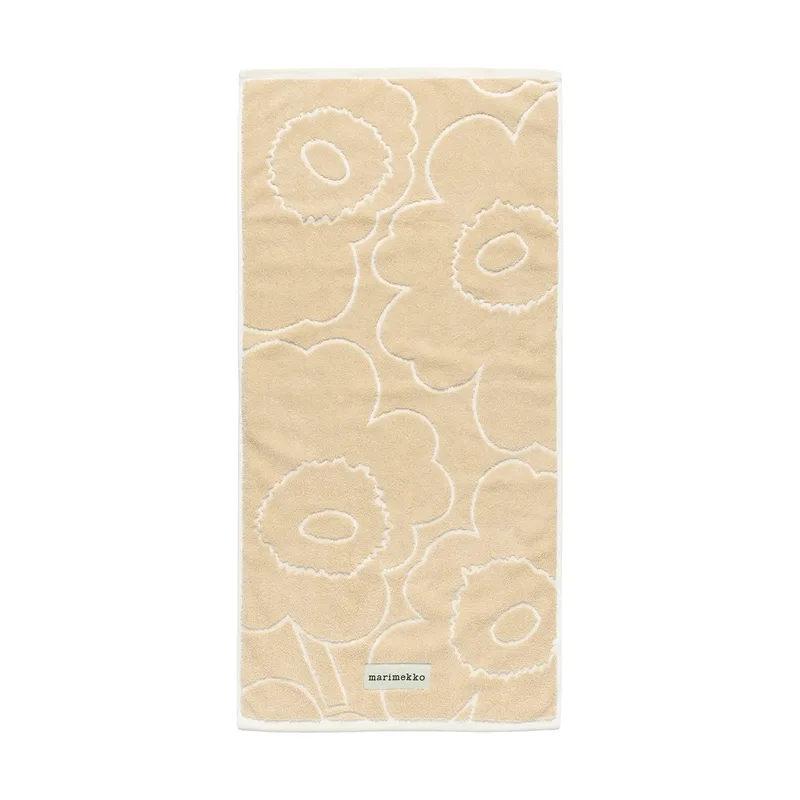 Piirto Unikko Handtuch 50x100 cm Beige von Marimekko – Produktfoto