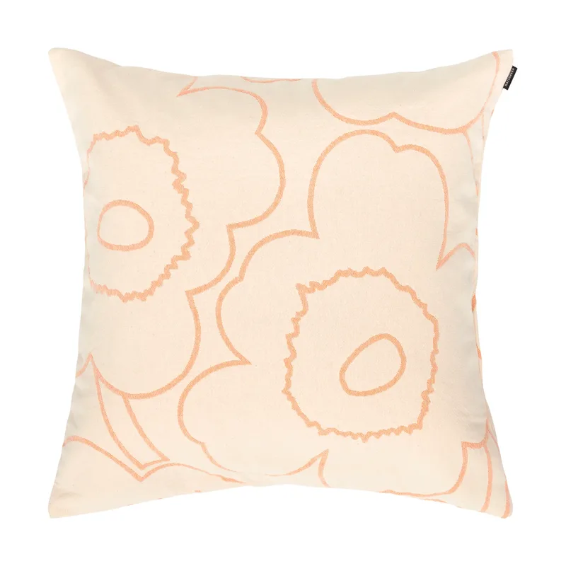 Piirto Unikko Kissenbezug 60x60 cm Beige fra Marimekko – produktbillede