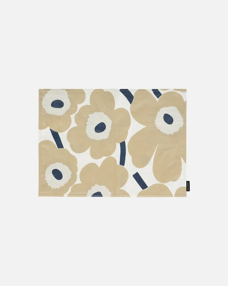 Platzset P.UNIKKO Acryl-Tischset, 42x31 cm från Marimekko i Beige, blau – produktbild
