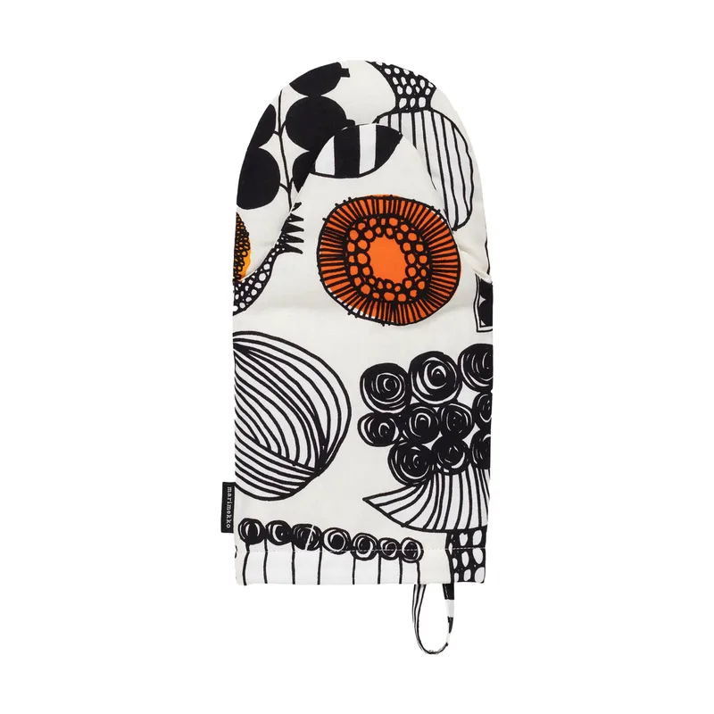 Puutarhurin parhaat Ofenhandschuh White-black-orange by Marimekko – product photo