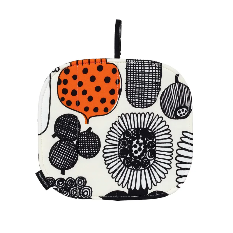 Puutarhurin Parhaat Topflappen White-black-orange by Marimekko – product photo