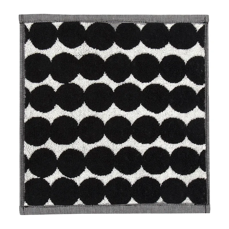 Räsymatto Handtuch schwarz Mini Handtuch 30 x 30cm by Marimekko – product photo