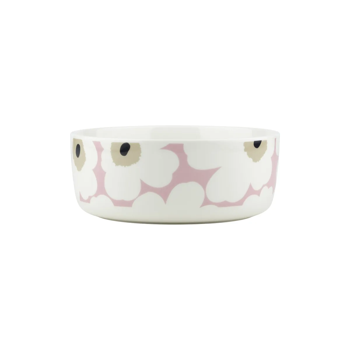 Salatschüssel Unikko - Rosa - Sandstein - Designer Maija Isola de Marimekko – photo du produit