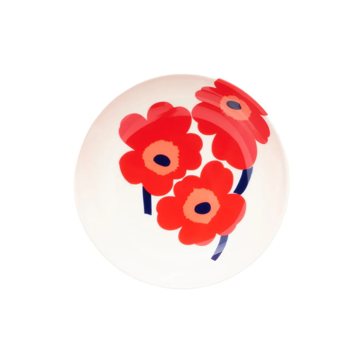 Schale Unikko - Rot - Sandstein - Designer Maija Isola fra Marimekko – produktbillede