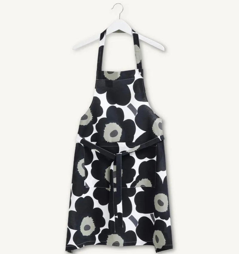 Schort Pieni Unikko von Marimekko in Zwart – Produktfoto