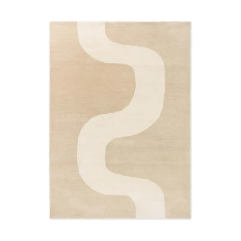 Seirene Wollteppich Warm Beige, 200x280 cm från Marimekko – produktbild