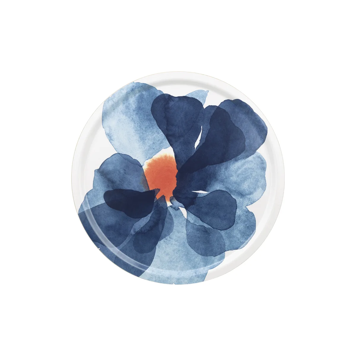 Tablett VALSSI - Blau - Laminiertes Birkenholz - Designer Aino-Maija Metsola de Marimekko – photo du produit