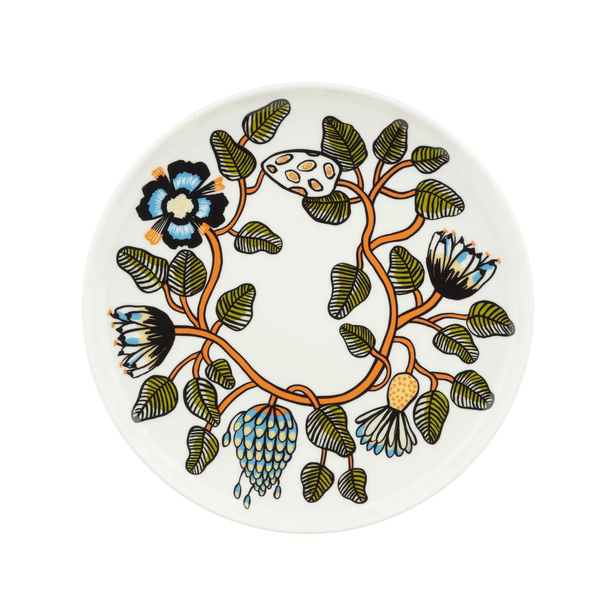 Teller Tiara - Bunt - Sandstein - Designer Erja Hirvi von Marimekko – Produktfoto