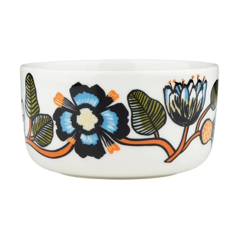 Tiara Schale 5dl White-warm orange-green by Marimekko – product photo