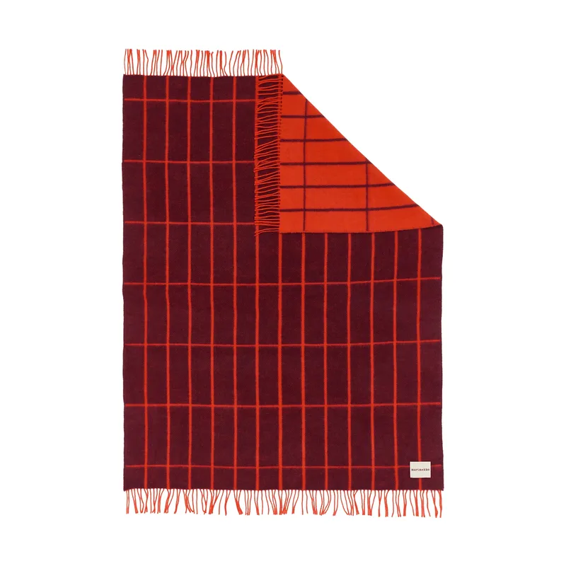 Tiiliskivi Plaid Pflaume-Orange Rot by Marimekko – product photo