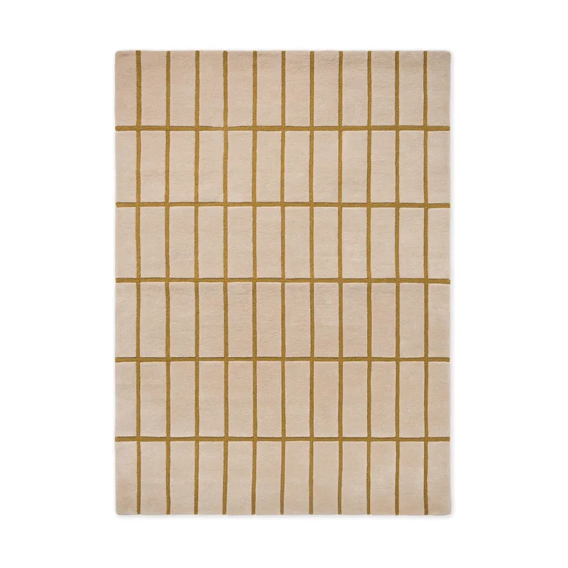 Tiiliskivi Wollteppich Bronze Yellow, 200x280 cm by Marimekko – product photo