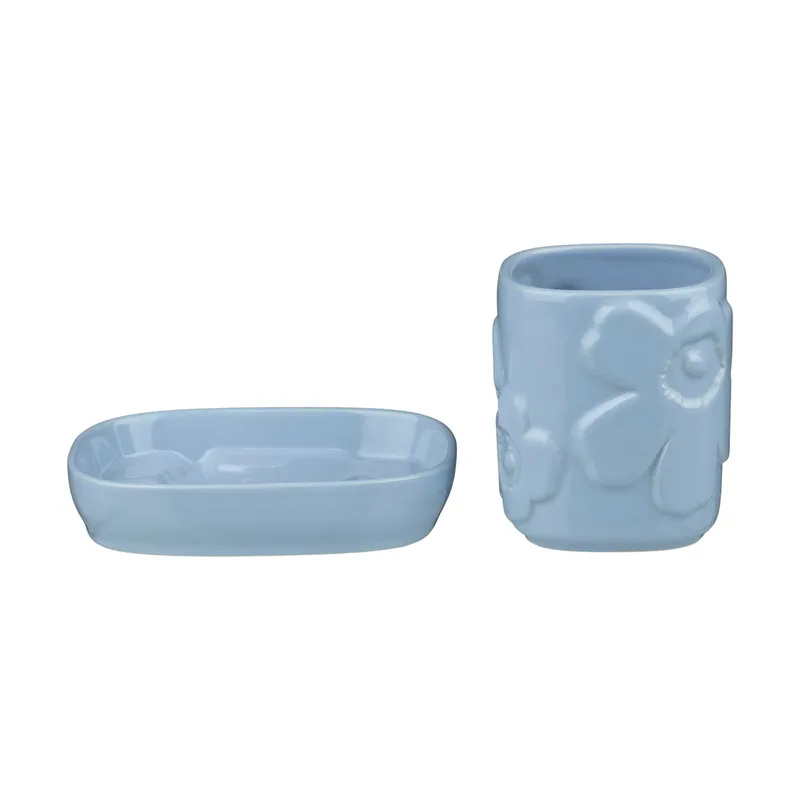 Unikko Badezimmer-Set 2-teilig Blau by Marimekko – product photo
