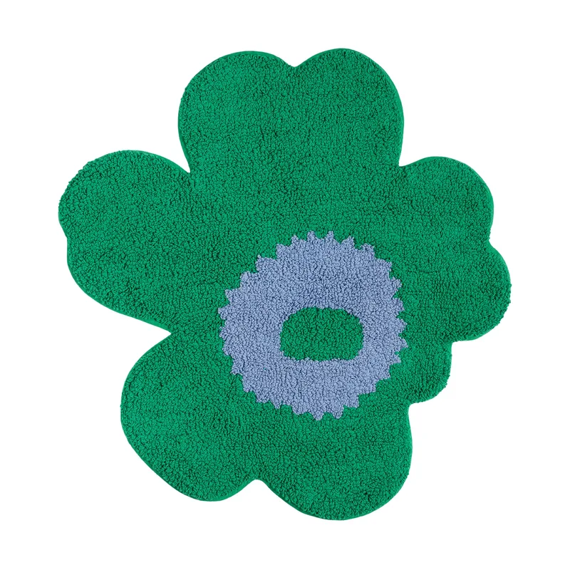 Unikko Badezimmerteppich 73x74 cm Green-light blue by Marimekko – product photo