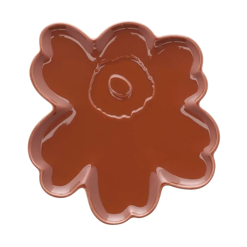 Unikko Form Teller Kastanie by Marimekko – product photo