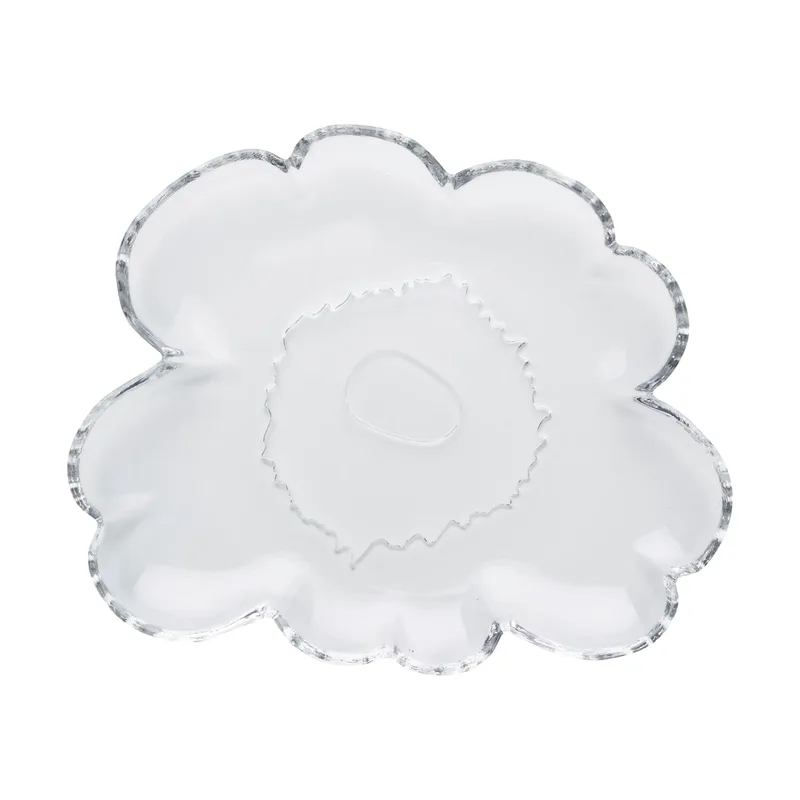 Unikko Glasteller 20 cm Clear by Marimekko – product photo