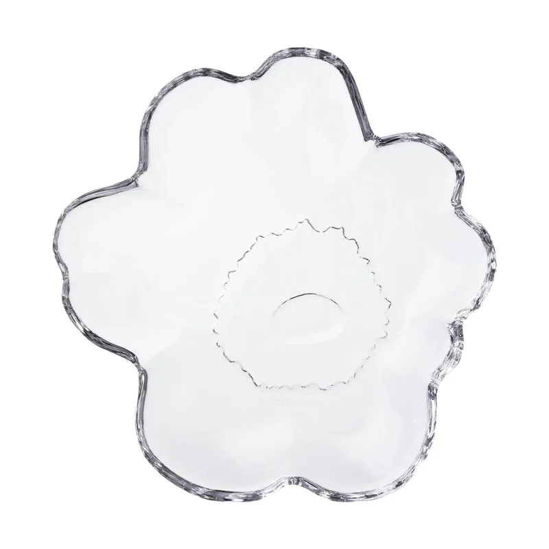 Unikko Glasteller Ø13 cm Clear by Marimekko – product photo