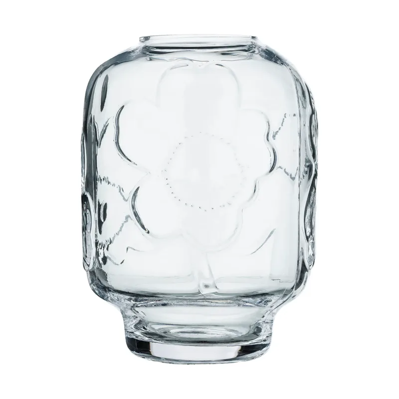 Unikko Glasvase Clear, 18 cm von Marimekko – Produktfoto
