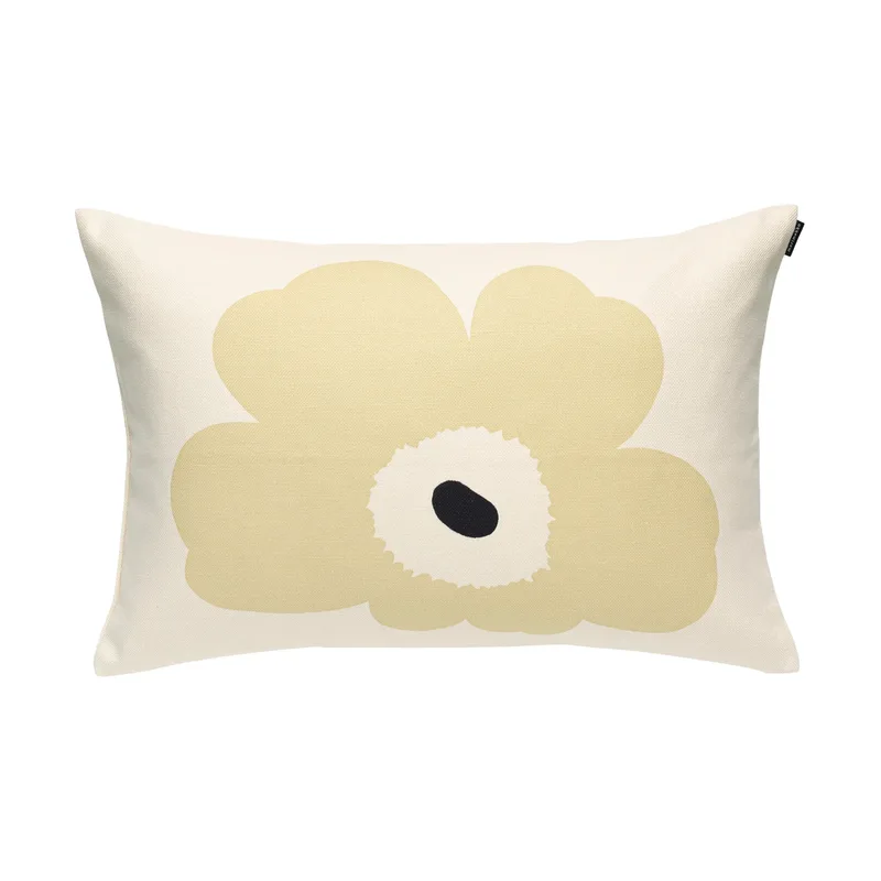 Unikko Kissenbezug 40 x 60 cm White, light brown fra Marimekko – produktbillede