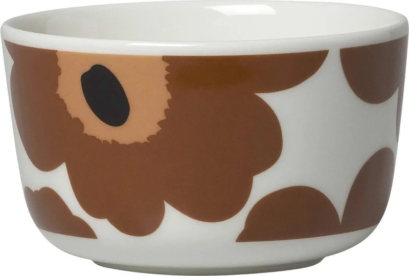 Unikko Kulho 2,5dl Rood de Marimekko en Bruin – photo du produit