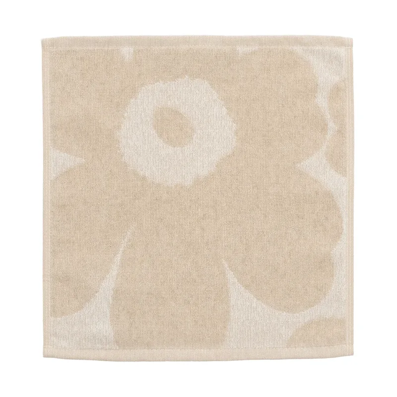 Unikko Mini Handtuch 30x30cm Off white-leinen by Marimekko – product photo
