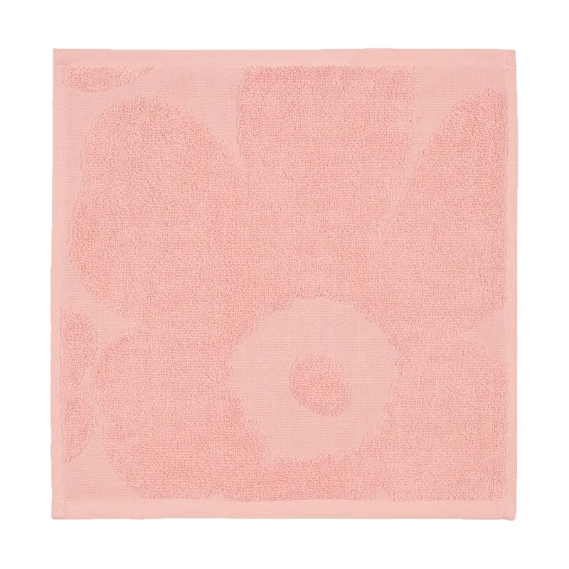 Unikko Mini Handtuch 30x30cm Pink-powder fra Marimekko – produktbillede