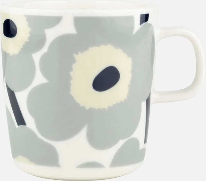 Unikko - Mok - 40cl von Marimekko in Grijs – Produktfoto