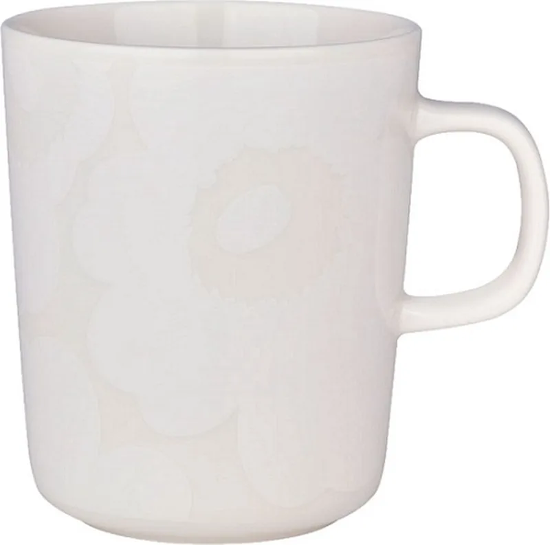 Unikko - Mok - 4dl van Marimekko in Wit – productfoto