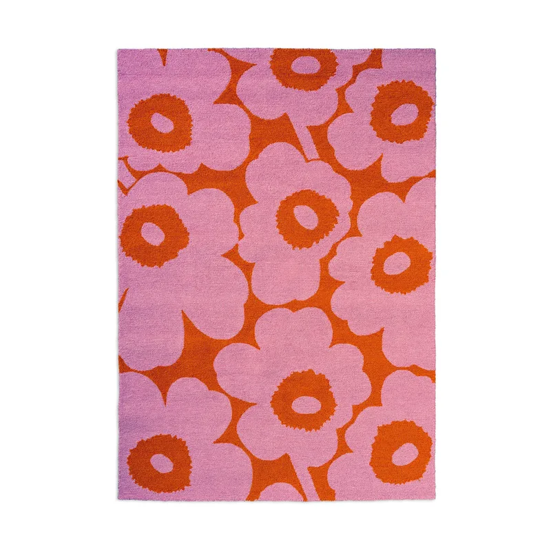 Unikko Outdoor-Teppich Pink-orange, 250x350 cm by Marimekko – product photo