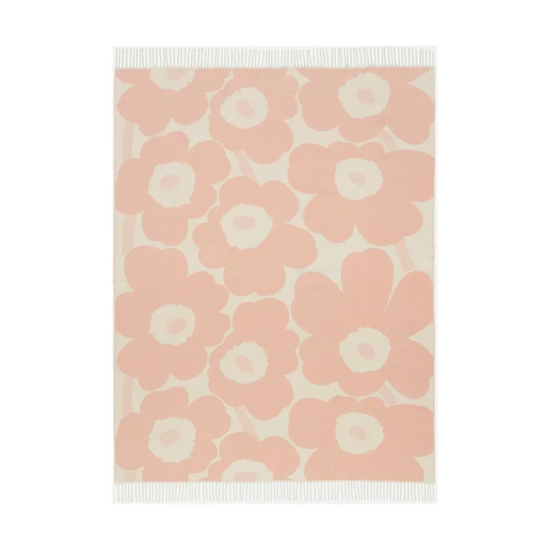 Unikko Plaid 130x180 cm Pink von Marimekko – Produktfoto