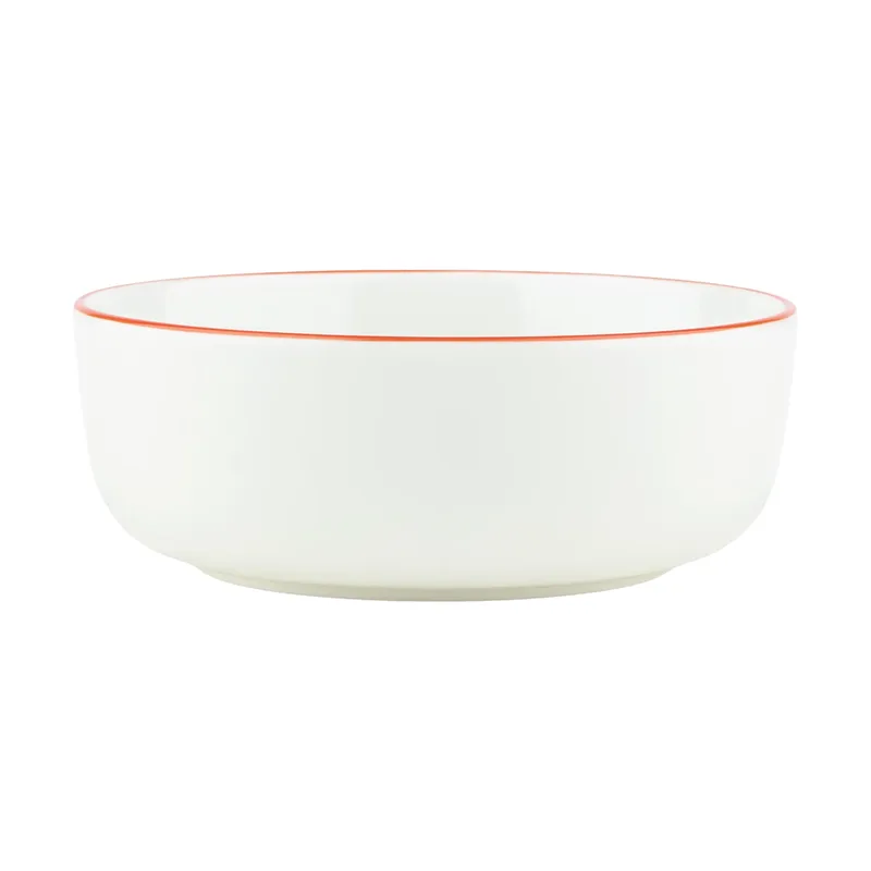 Unikko Schale 4 dl White-light blue-orange red by Marimekko – product photo