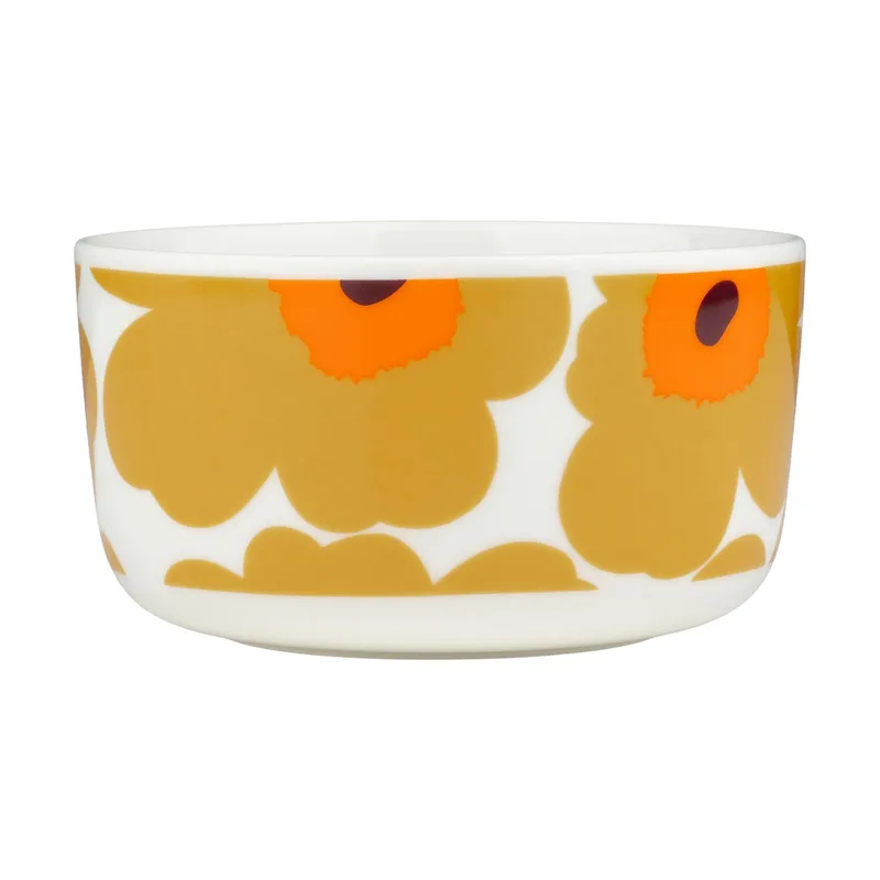 Unikko Schale 5dl White-caramel-warm orange by Marimekko – product photo