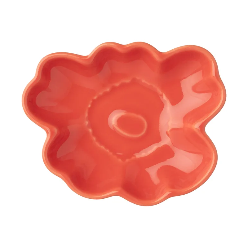 Unikko shape Teller 9,5 cm Orange red by Marimekko – product photo