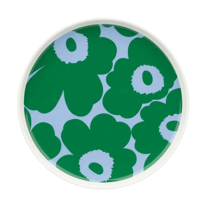 Unikko Teller Ø20cm White-green-light blue de Marimekko – photo du produit