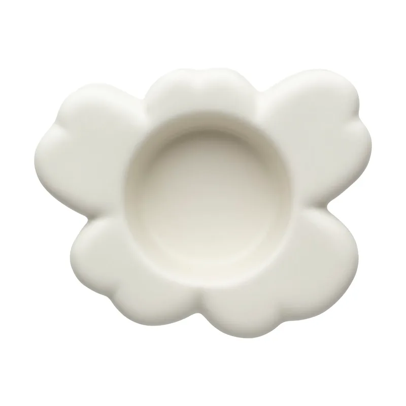 Unikko Windlicht 3x10 cm Matte white von Marimekko – Produktfoto