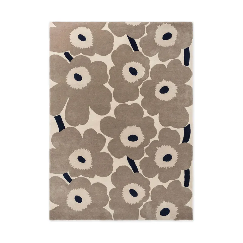 Unikko Wollteppich Greige, 140x200 cm by Marimekko – product photo