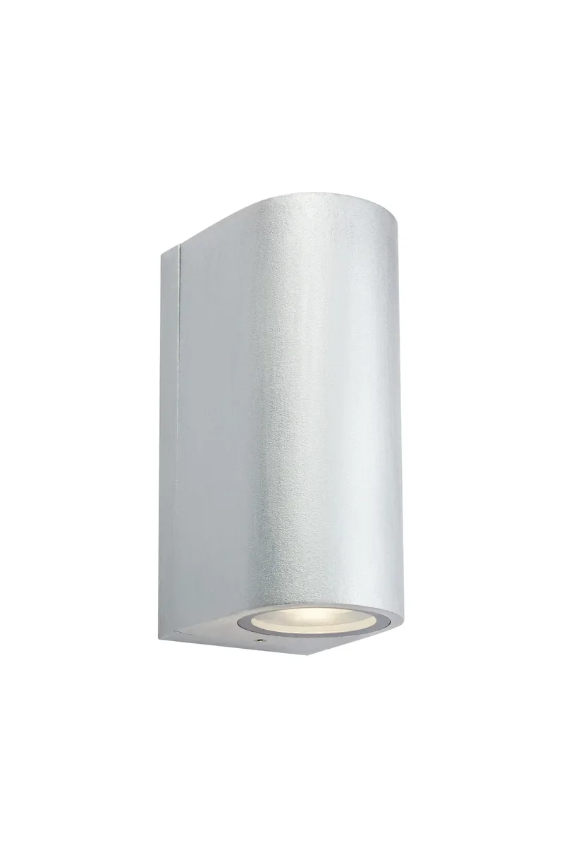 Alor Fassadenleuchte Silber Doppelt by Markslöjd – product photo