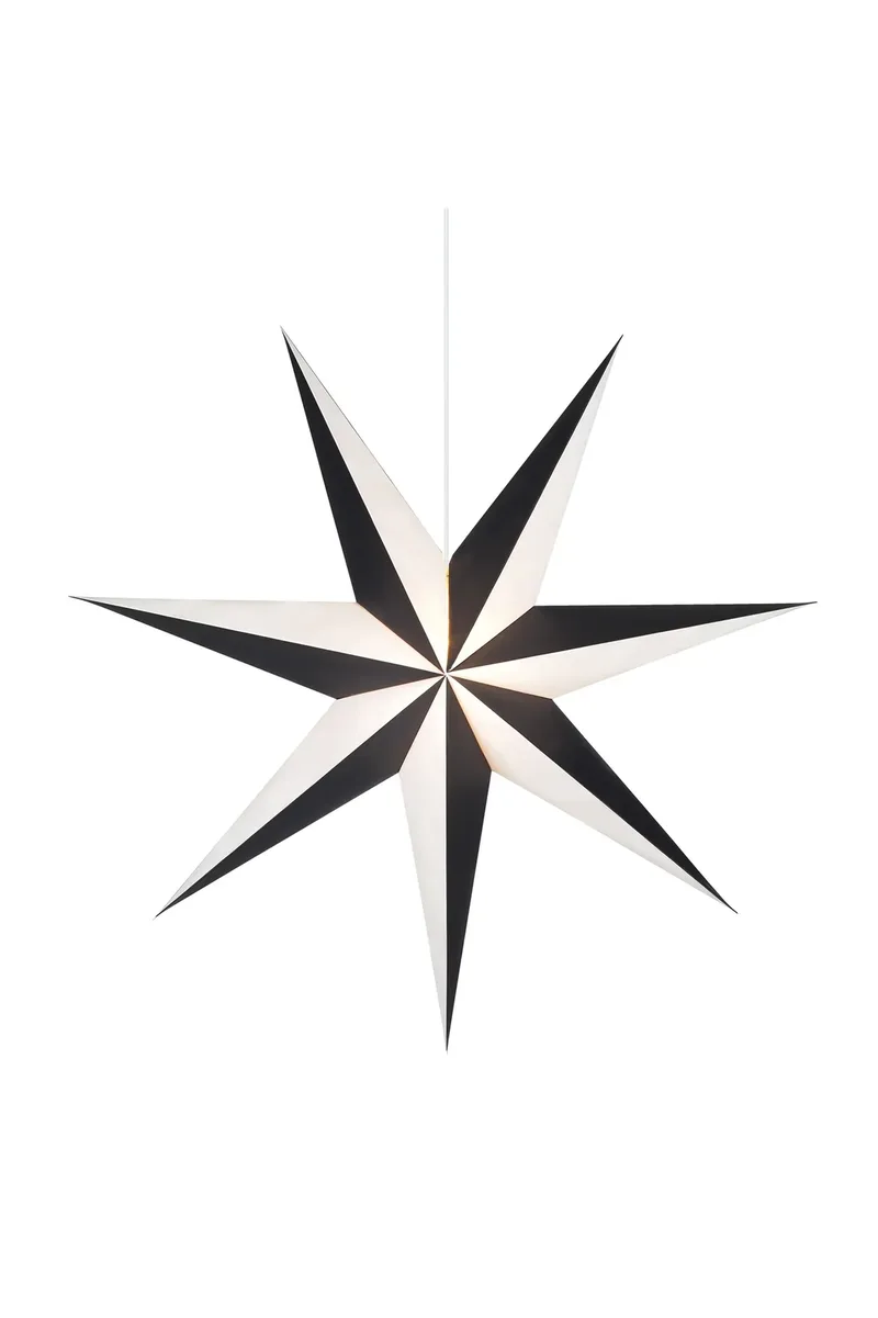 Alva Stern Schwarz/Weiß 100 cm de Markslöjd – photo du produit
