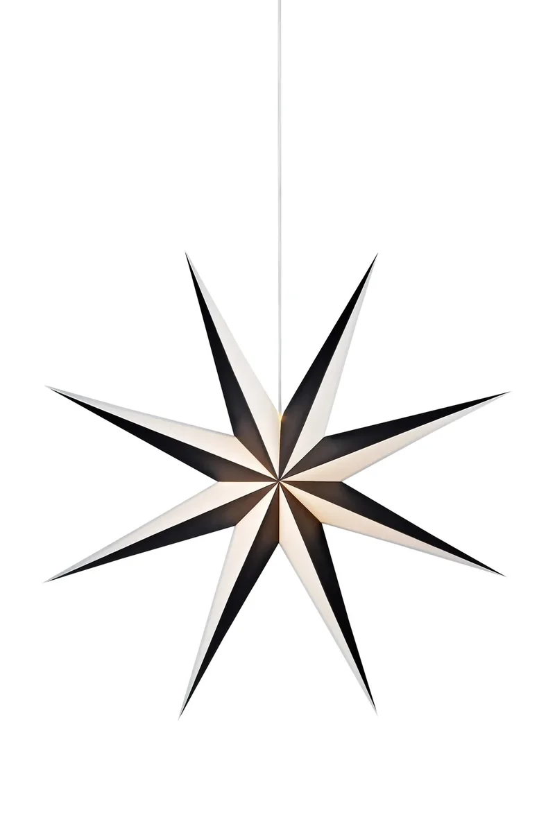Alva Stern Schwarz/Weiß 75 cm de Markslöjd – photo du produit