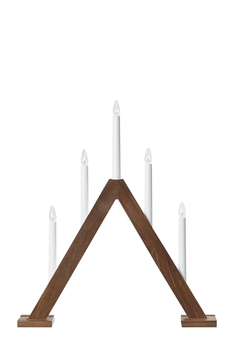 Ariele Adventskerzenhalter Dunkelbraun 52 cm von Markslöjd – Produktfoto