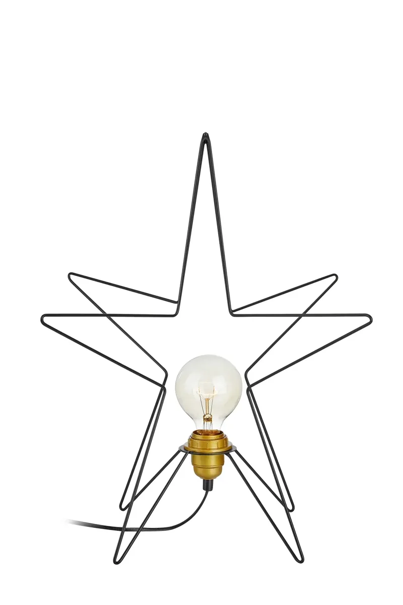 Asterix Tischstern Schwarz van Markslöjd – productfoto