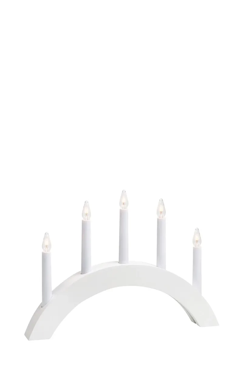 Atle Adventskerzenhalter Weiß 5 Lichter van Markslöjd – productfoto